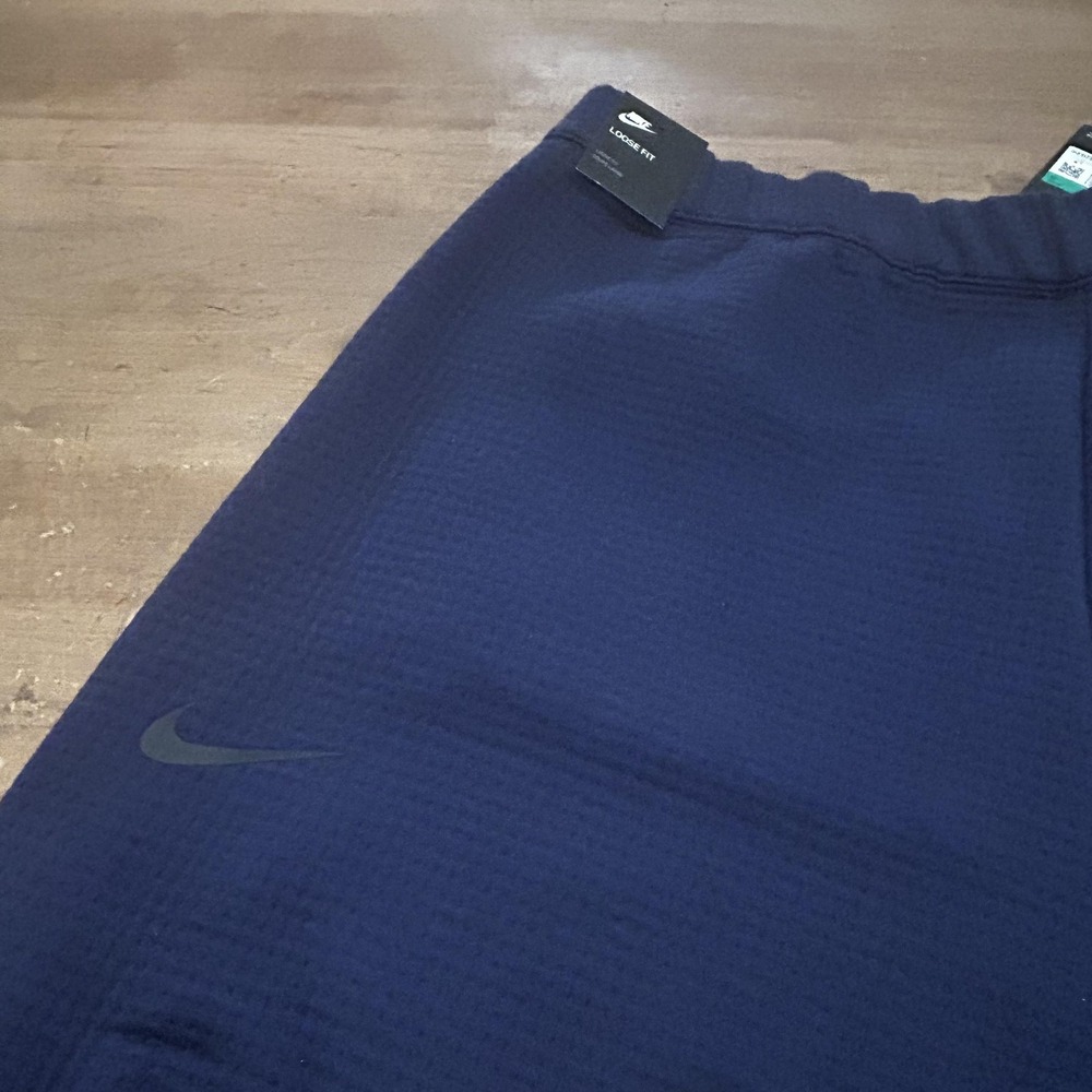 Nike Dark Blue Wide-Leg Joggers - Picture 8 of 14